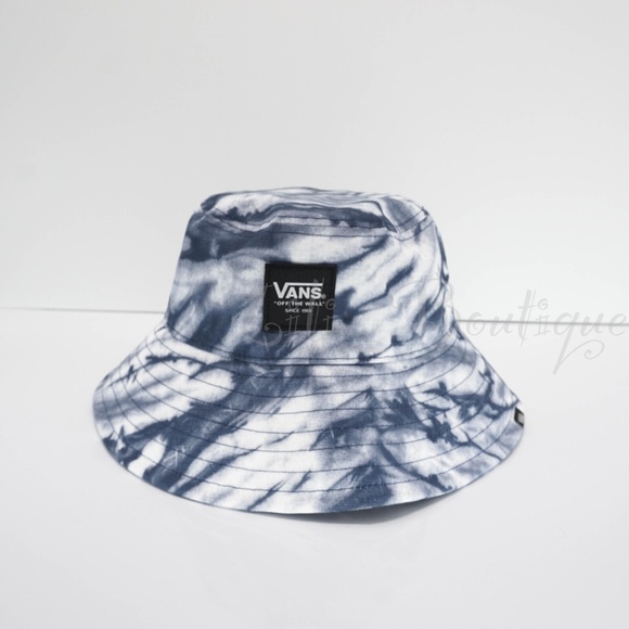 NWT Vans VN0A47RX4YOB Women's Step Up Bucket Hat Polyester Blue White Small $34 - Picture 1 of 8